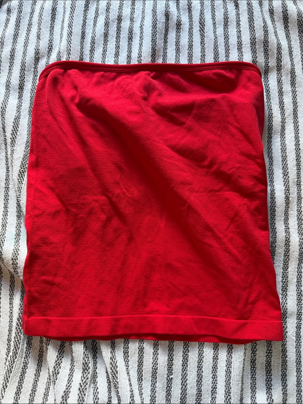 Classic Red Tube Top with built in bra